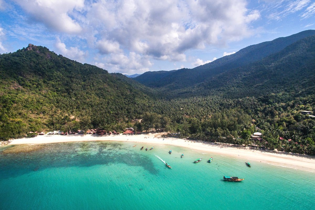 View of Bottle Beach, Koh Phangan, Thailand