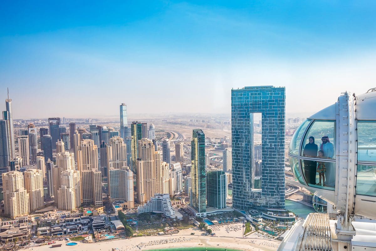 View from Ain Dubai, Bluewaters Island - Dubai Tourism