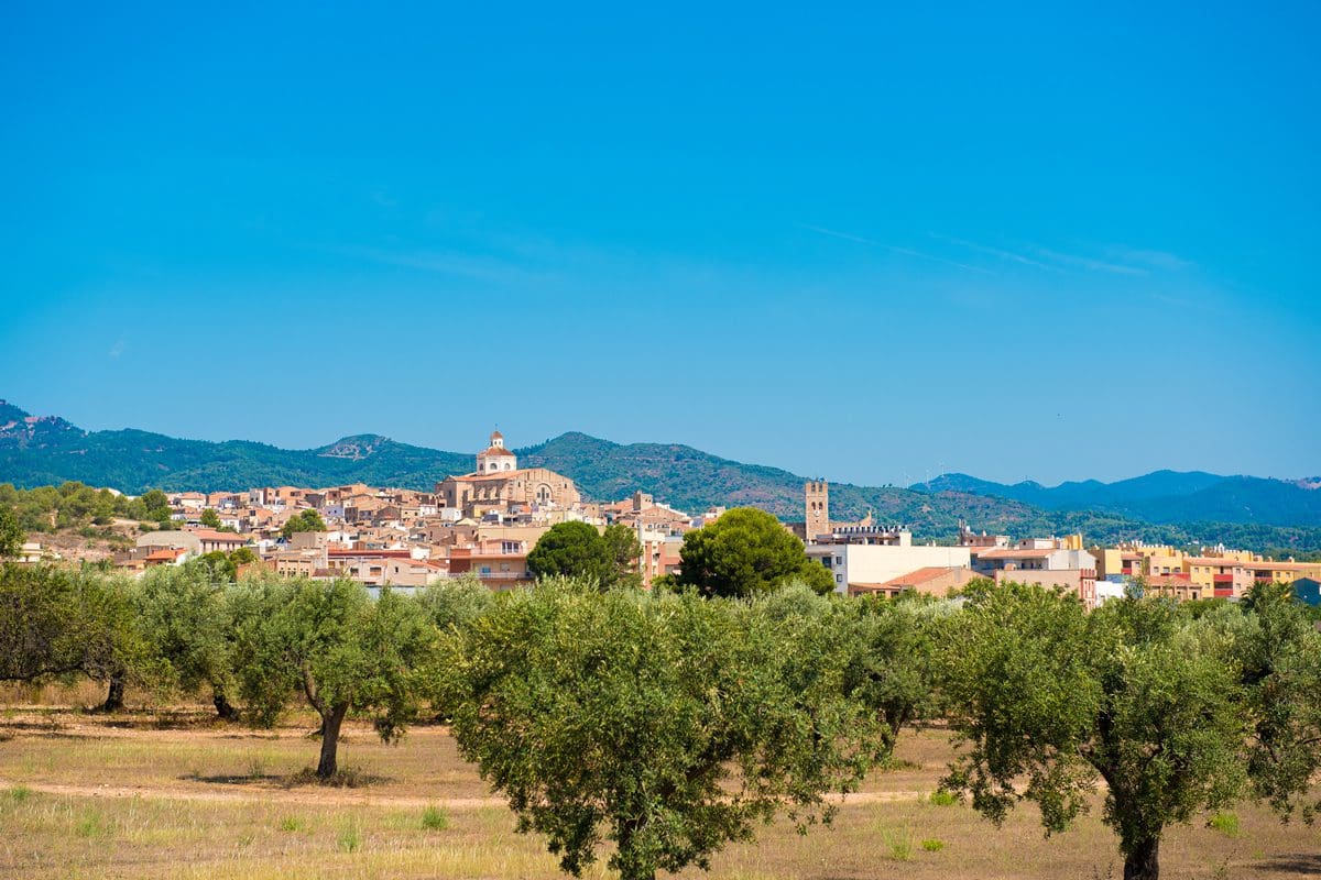 View of Mont-roig del Camp in the Tarragona region of Spain