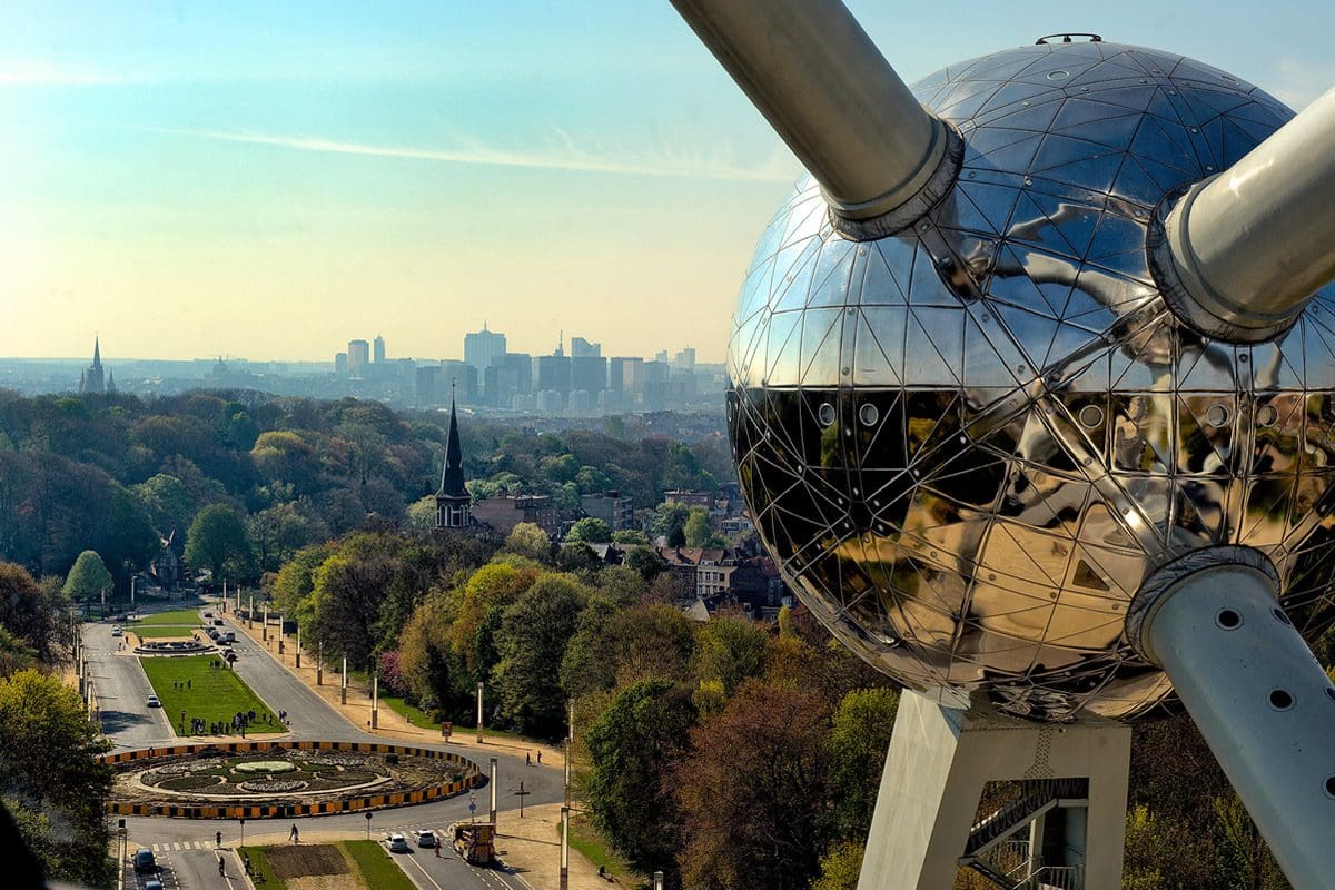 View from the Atomium, Brussels - www.atomium.be/Normann Szkop