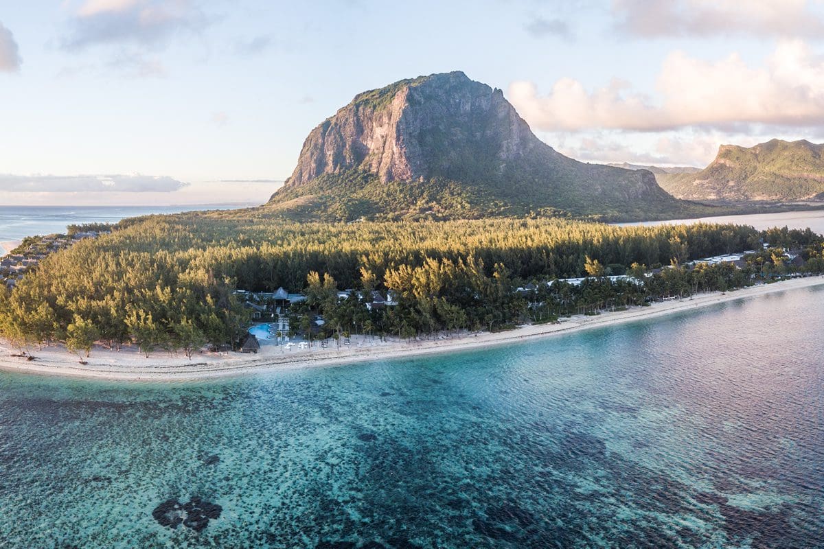 View of iconic Le Morne - Mauritius Tourism