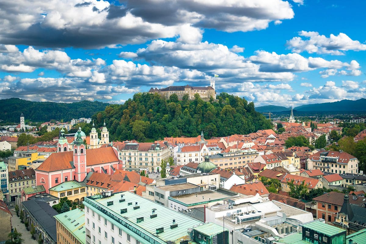 View over Ljubljana - Slovenia Tourism/Jacob Riglin