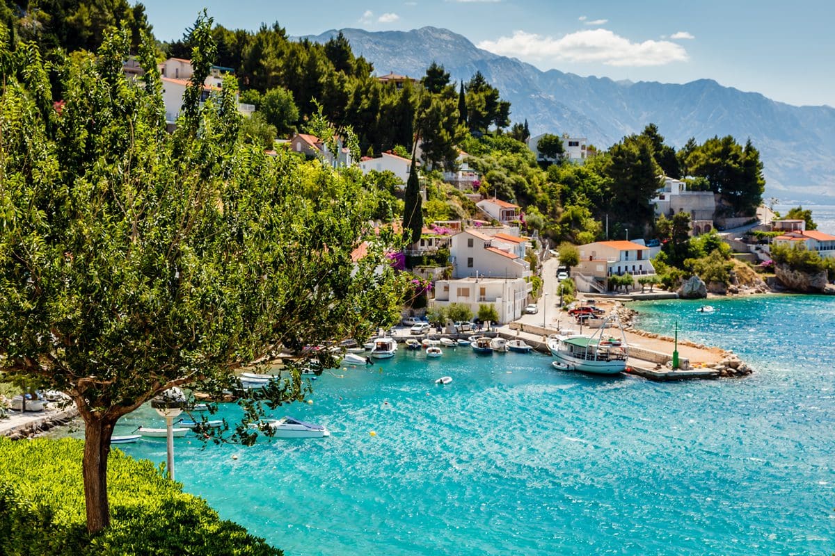 Village and bay on the Adriatic, near Split