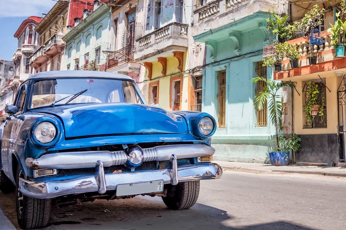 Vintage American car, Havana, Cuba