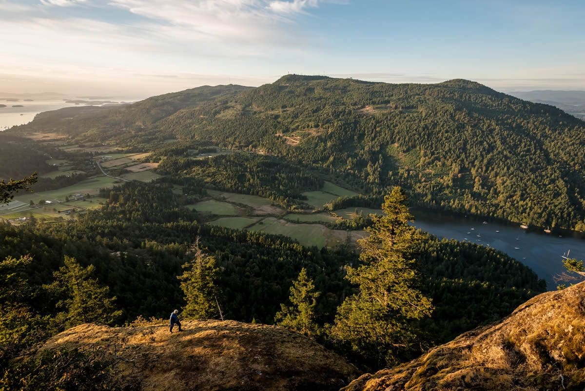 Walking around Mount Maxwell, Salt Spring Island - Destination BC/Reuben Krabbe