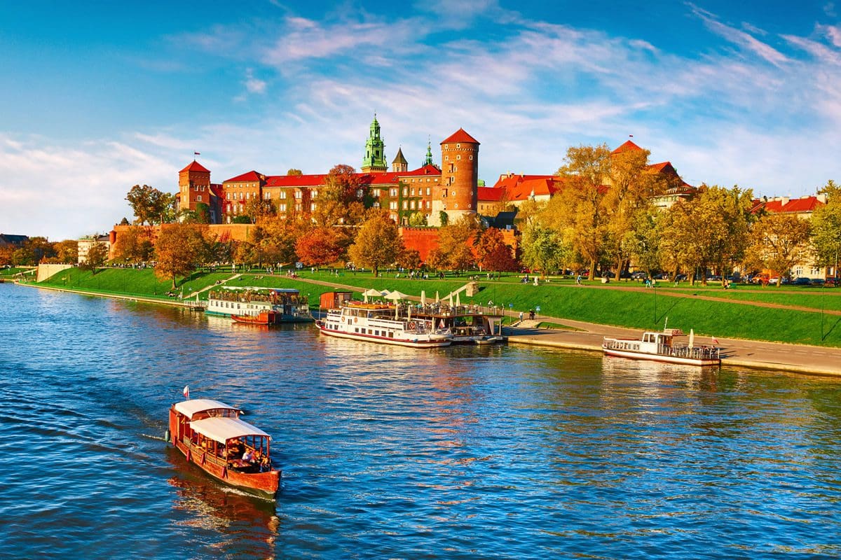 Wawel Castle on the River Wisla, Krakow