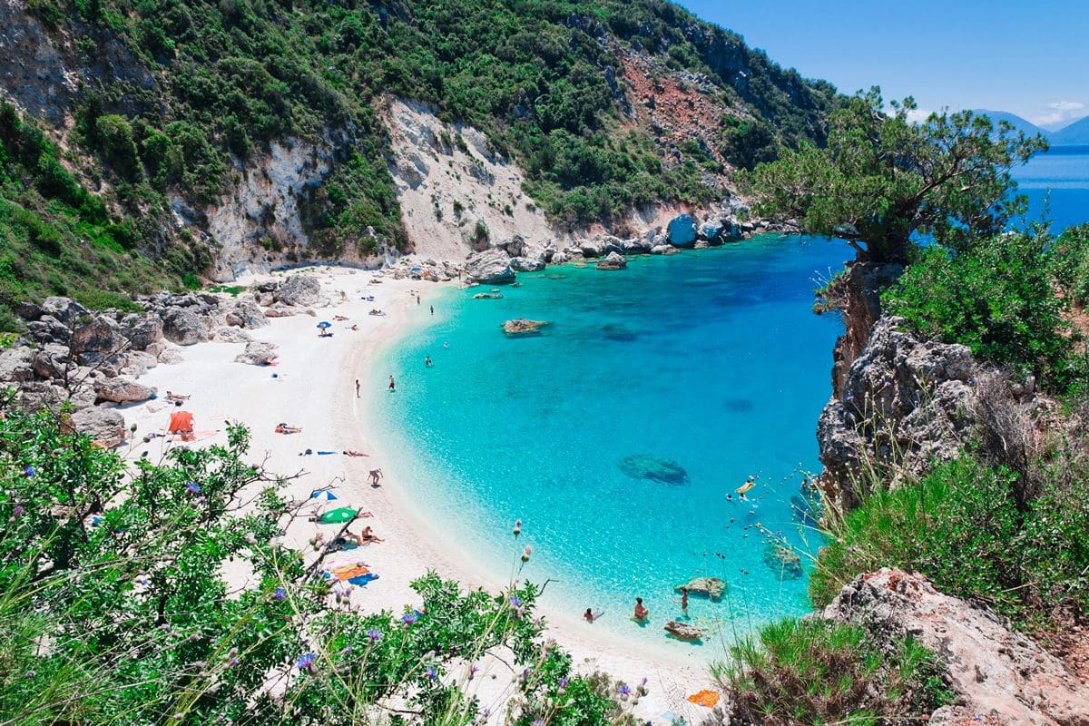 Agiofili Beach in Lefkada