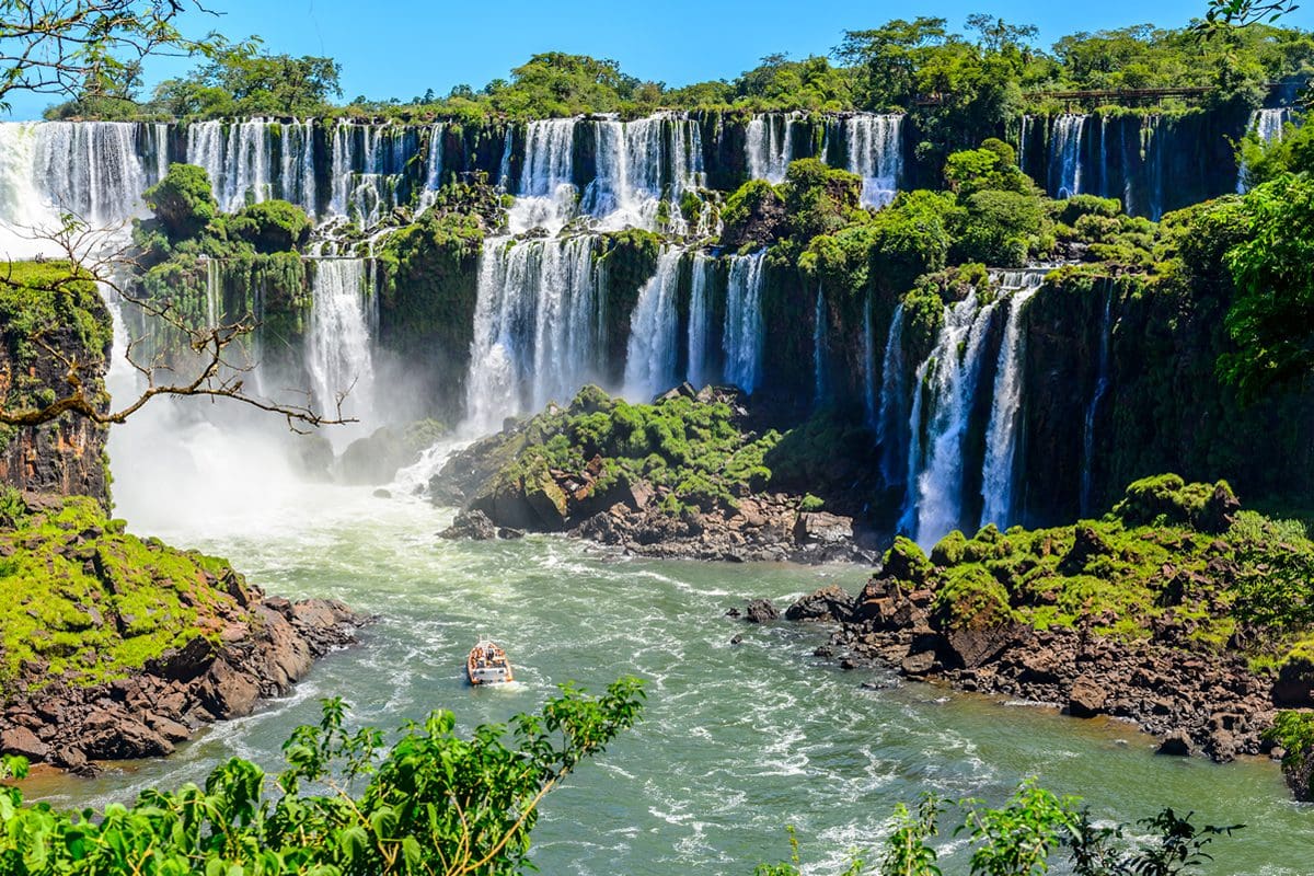 Iguazu Falls view from Argentina side