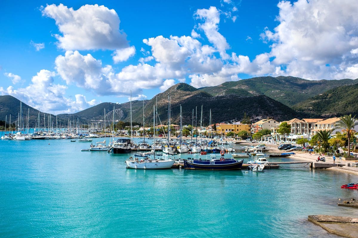 Nidri port, Lefkada