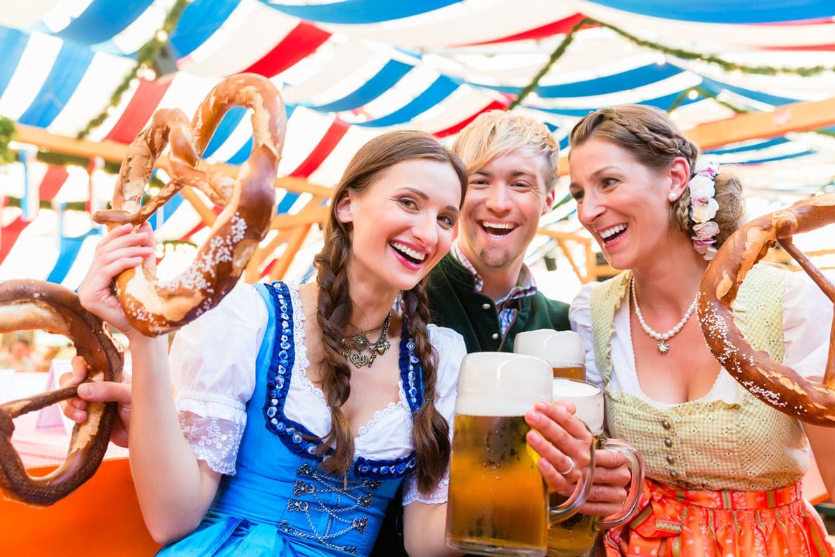 Oktoberfest beer tent