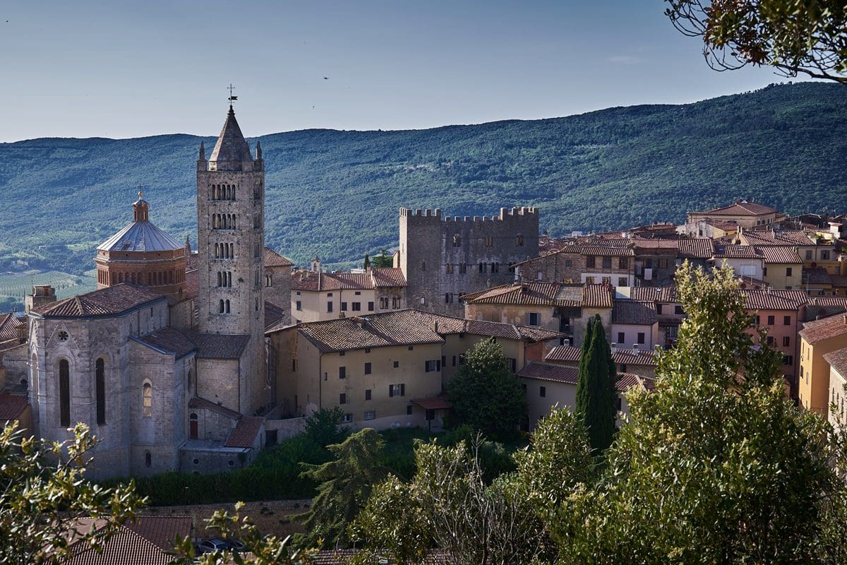 View of Massa in Tuscany