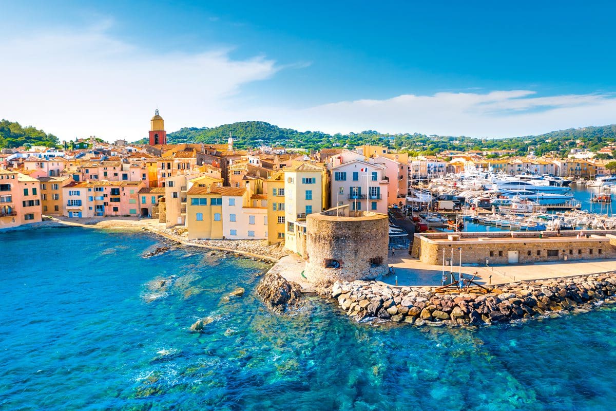 View of the city of Saint-Tropez