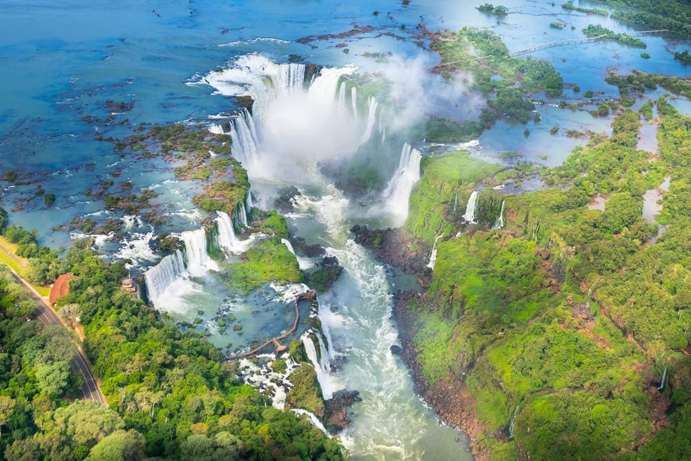 where's hot in february - iguazu falls, Argentina