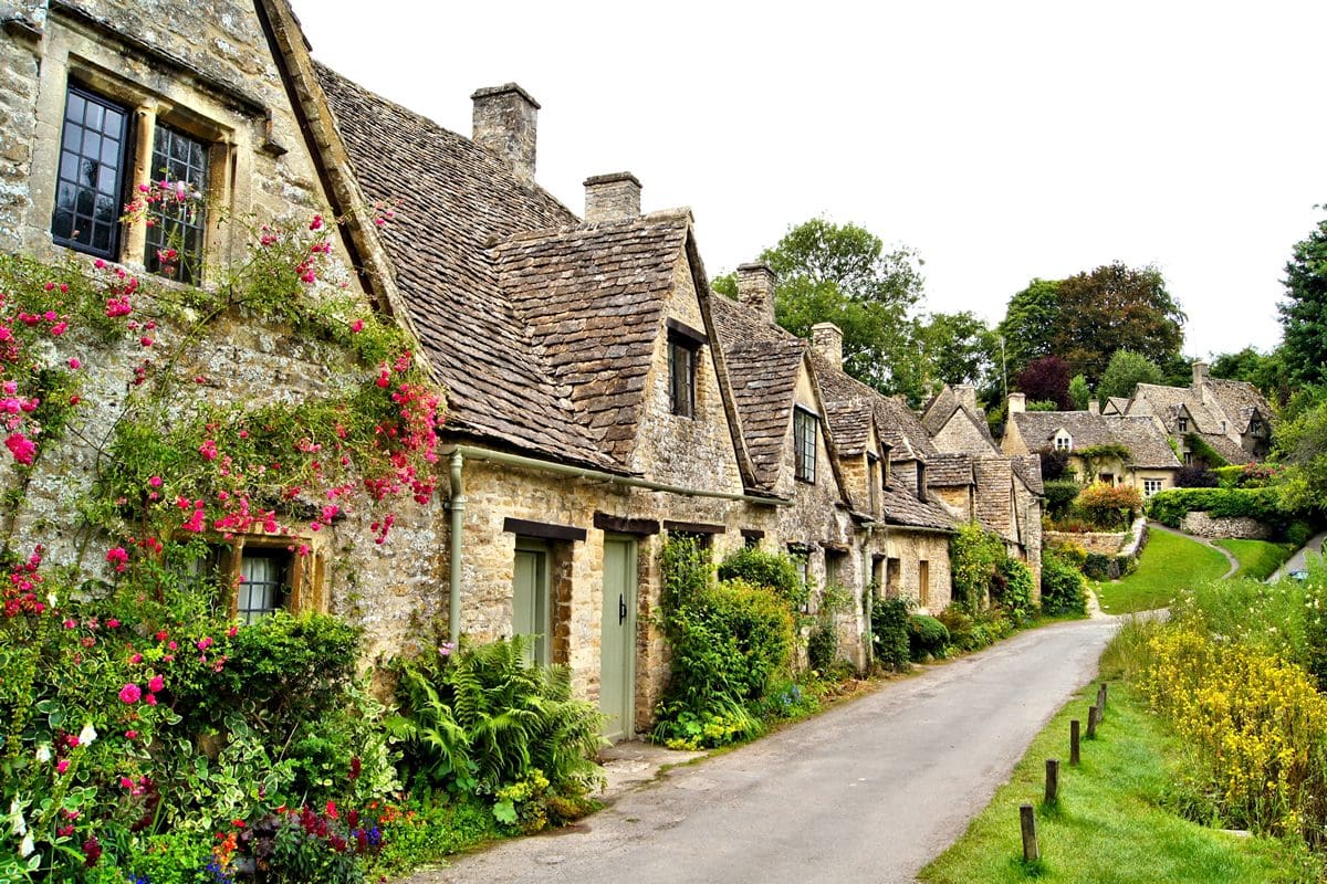 Arlington Row in Bibury, England