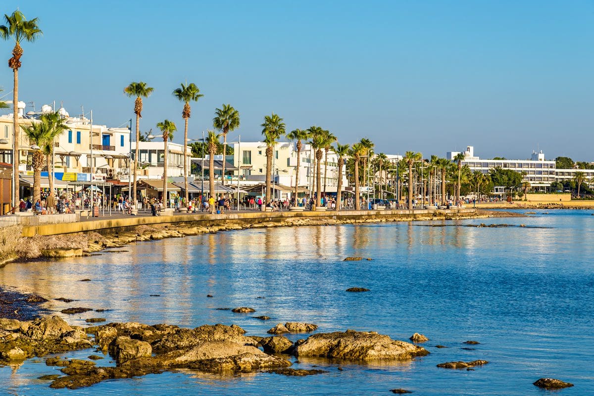 Embankment view, Paphos in Cyprus
