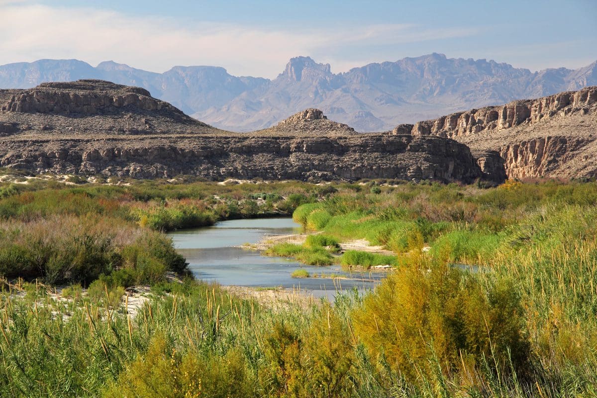 Rio Grande viewed from Big Bend, Texas