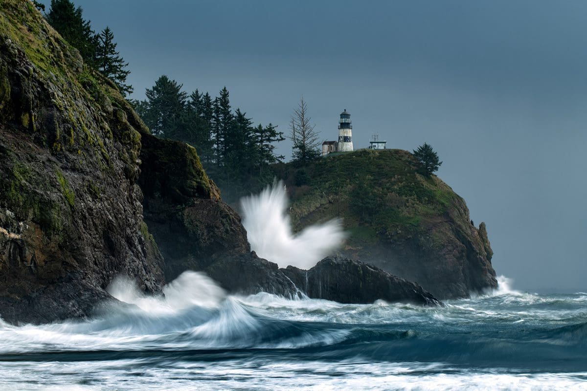 Waves at Cape Disappointment - Washington State Tourism/Jason Hummel Photography