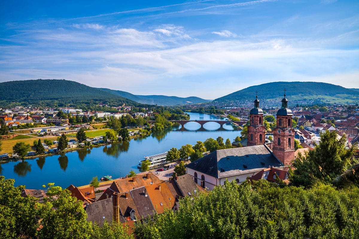 Miltenberg town in the Bavarian region of Germany