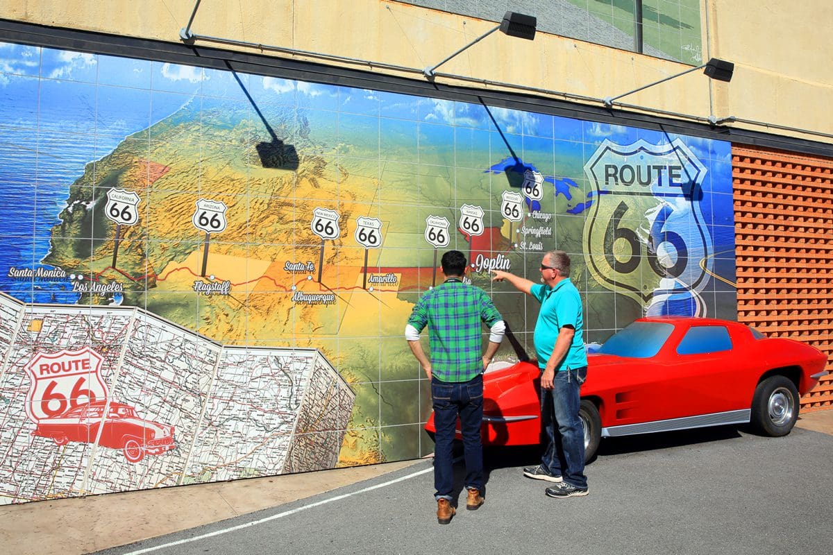 Route 66 mural in Joplin, Missouri - Brand USA