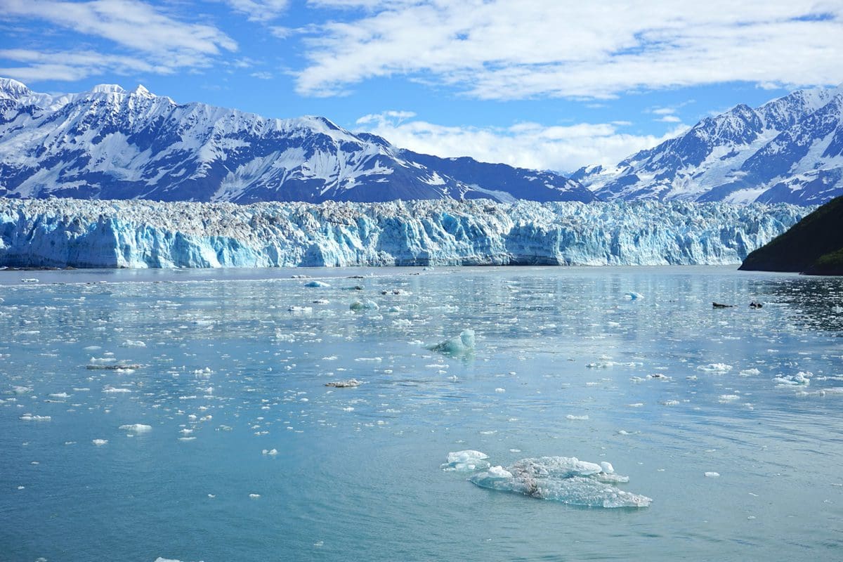 Hubbard Glacier in Yakutat Bay, Alaska