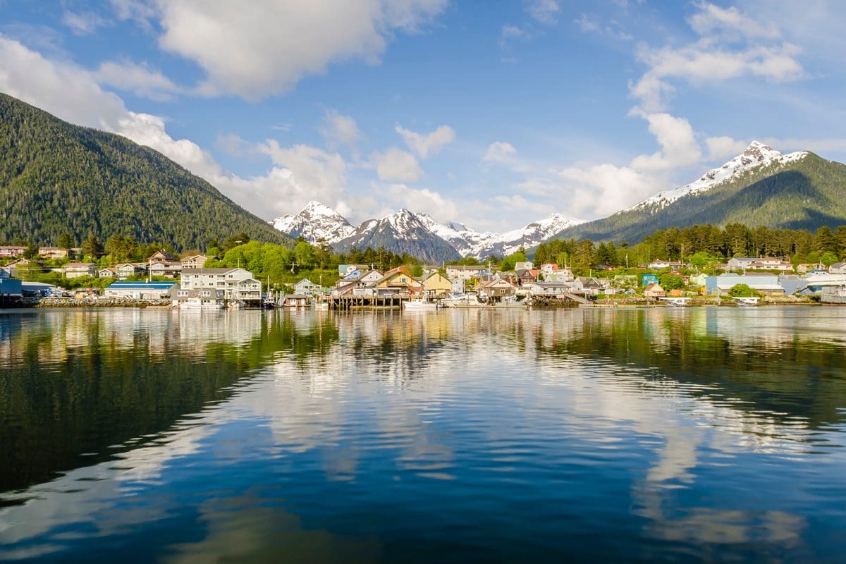 Sitka, with southeast Alaska's Inside Passage