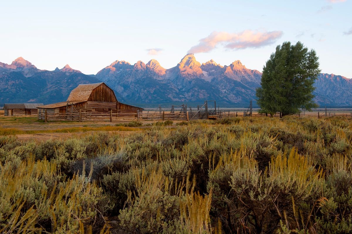 Moulton Barn, Grand Teton National Park in Wyoming