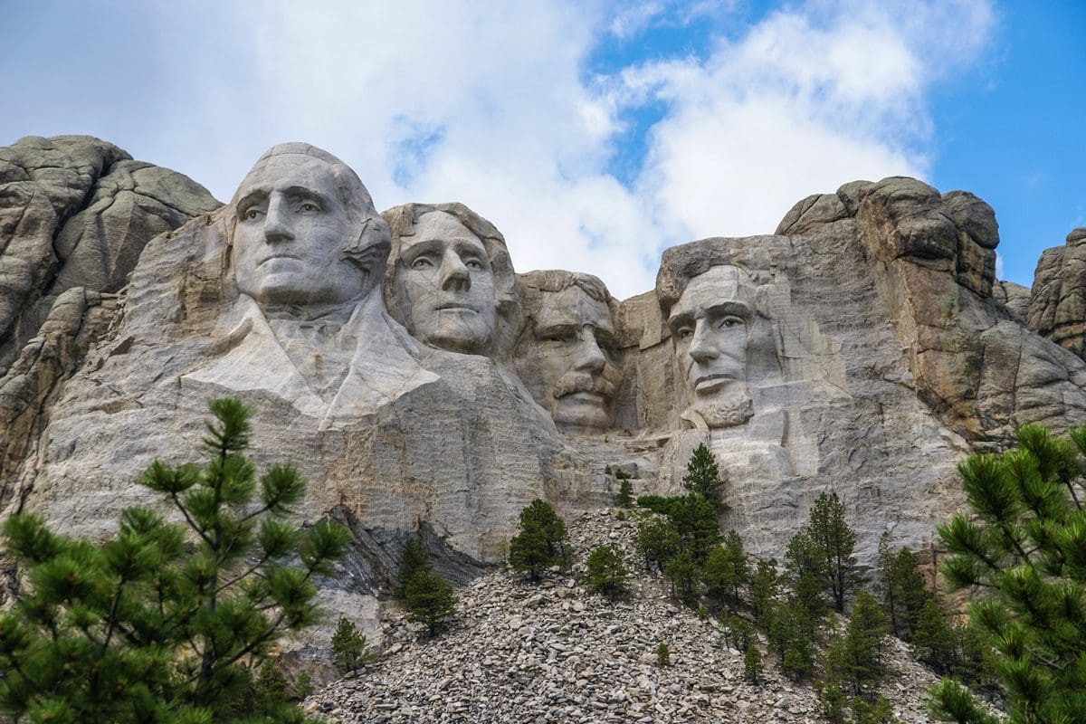 Mount Rushmore near Keystone, South Dakota