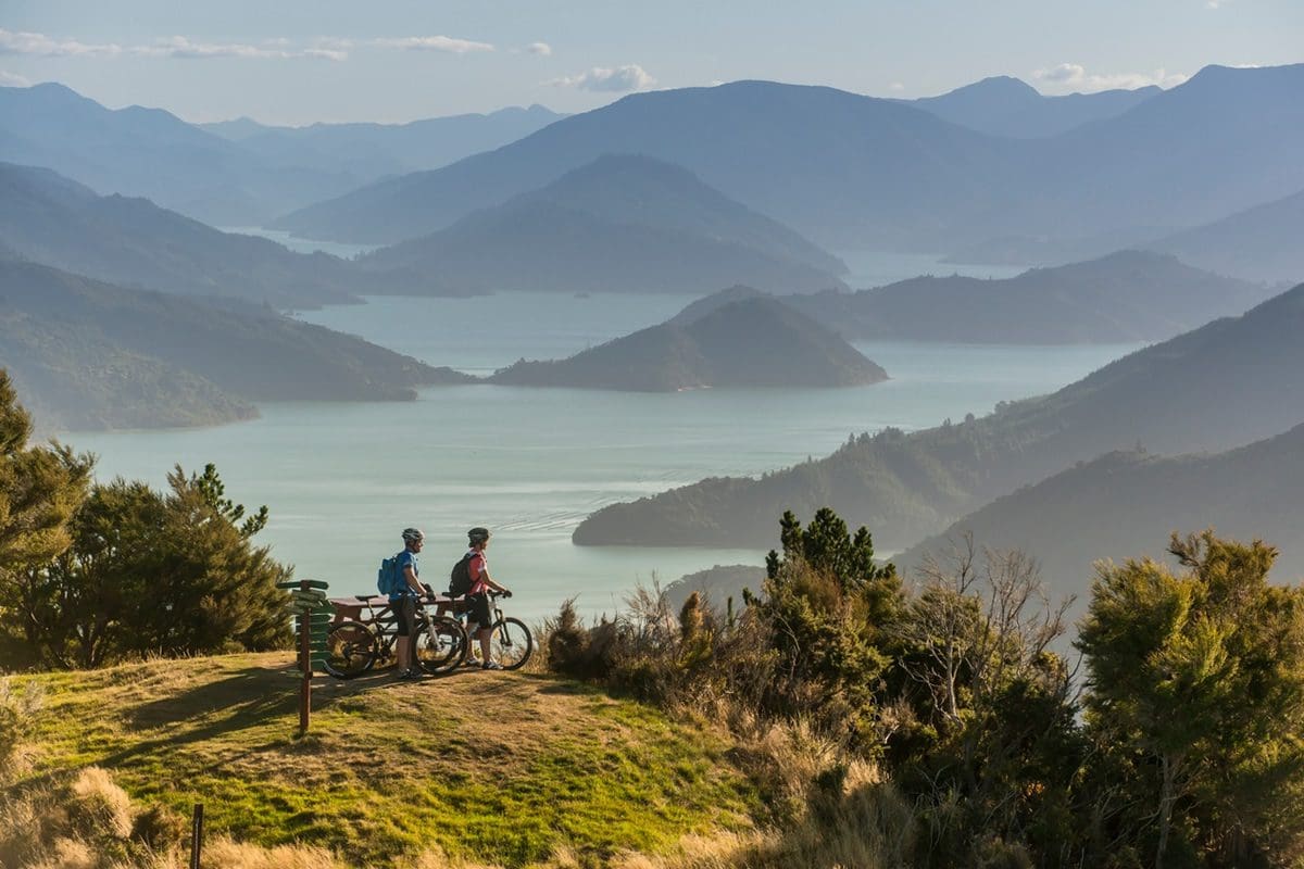 Mountain biking the QCT, Malborough