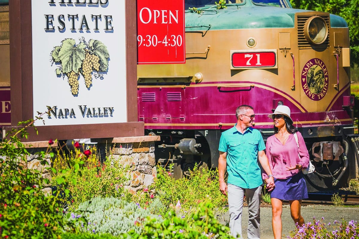 Napa Valley wine train - Visit California/David H. Collie