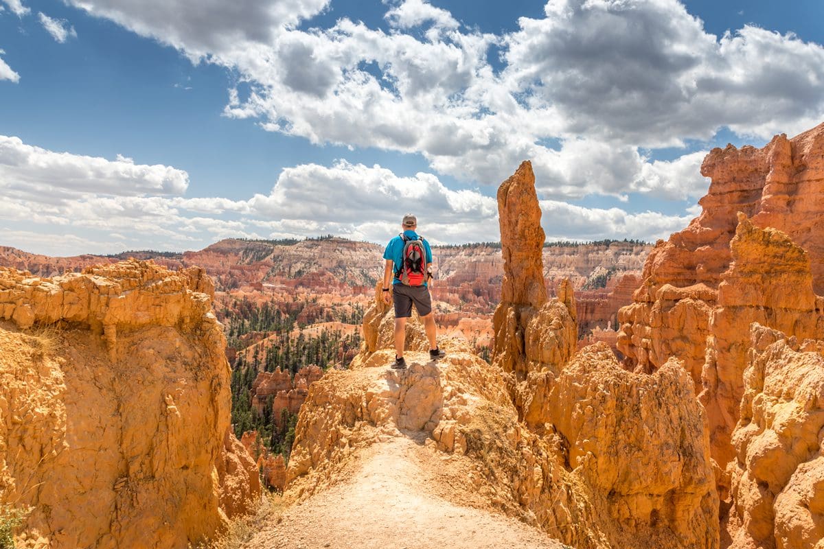 Enjoying the view at Bryce Canyon National Park, Utah