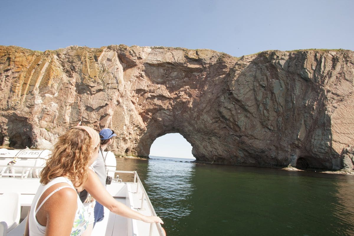 Exploring the Gaspe Region by boat - Quebec Tourism/Christian Savard