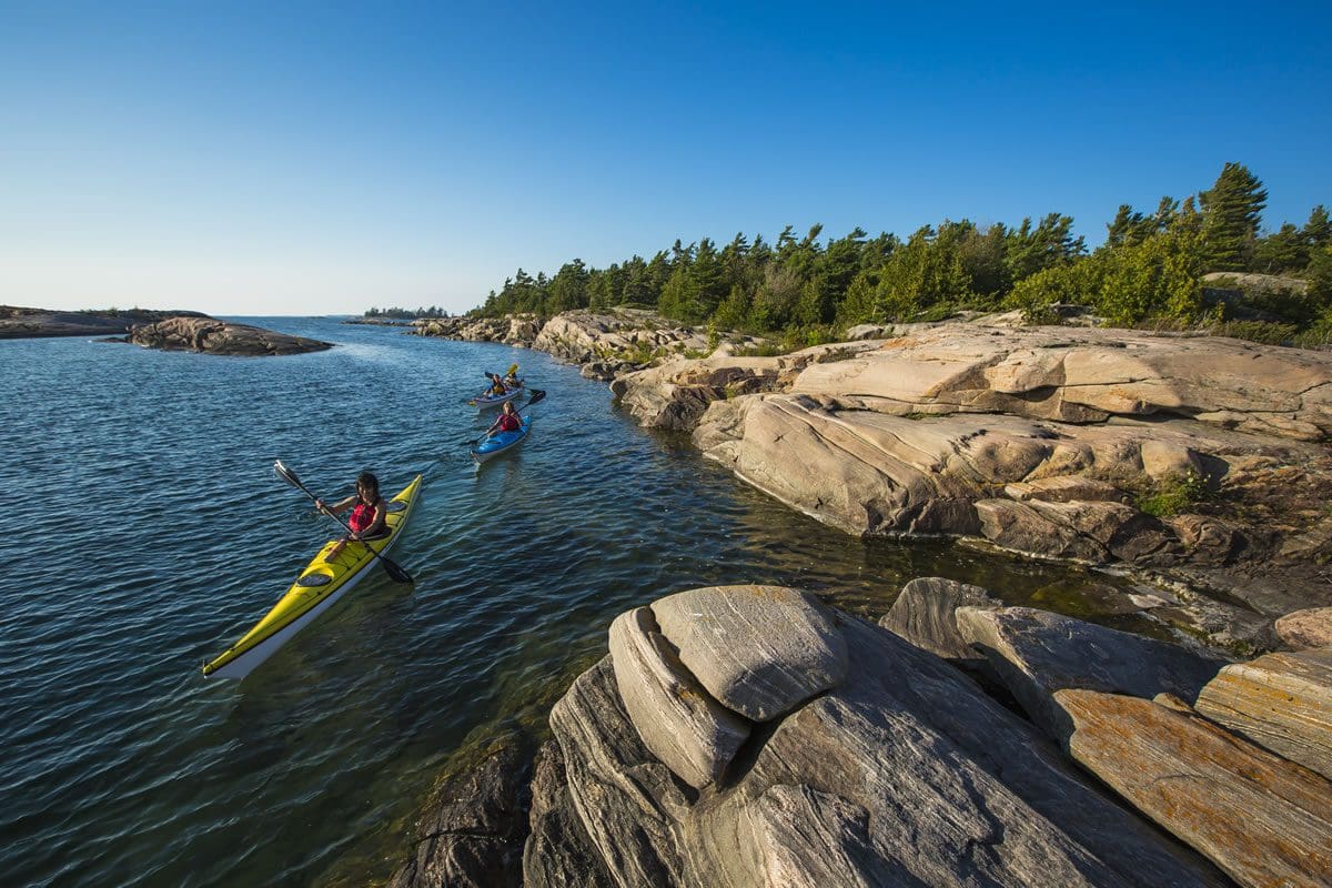 Kayaking in Georgian Bay - Destination Ontario