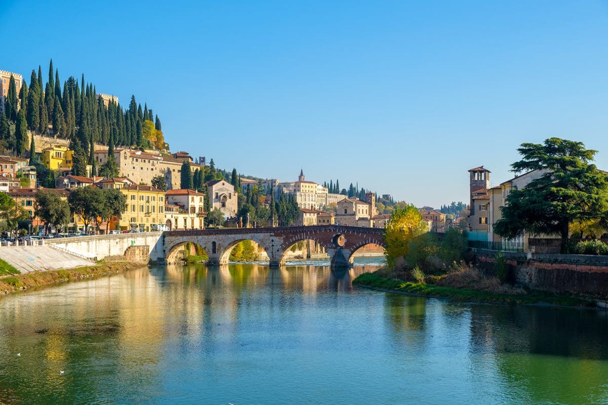 Adige River view of Verona