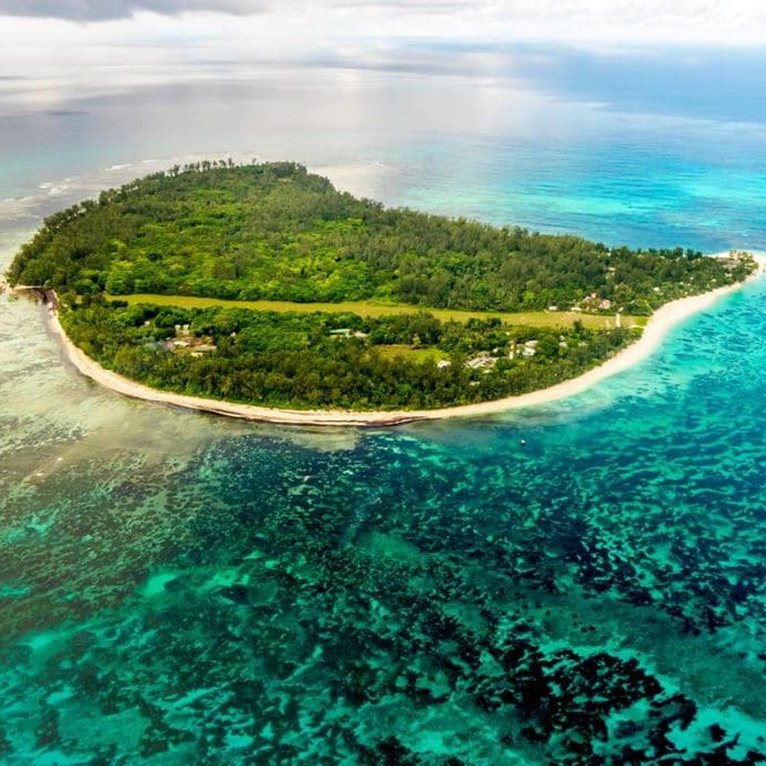 Denis Island in The Seychelles