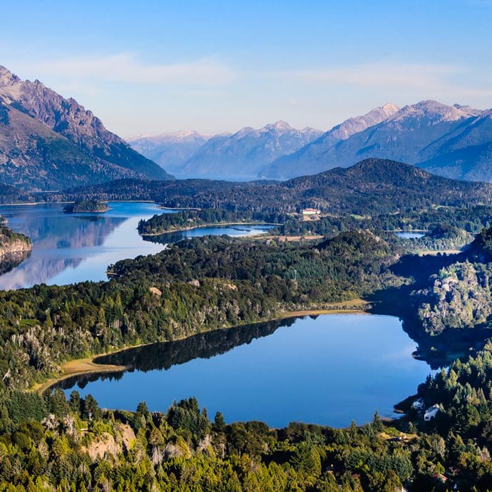 Cerro Campanario viewpoint near Bariloche, Argentina
