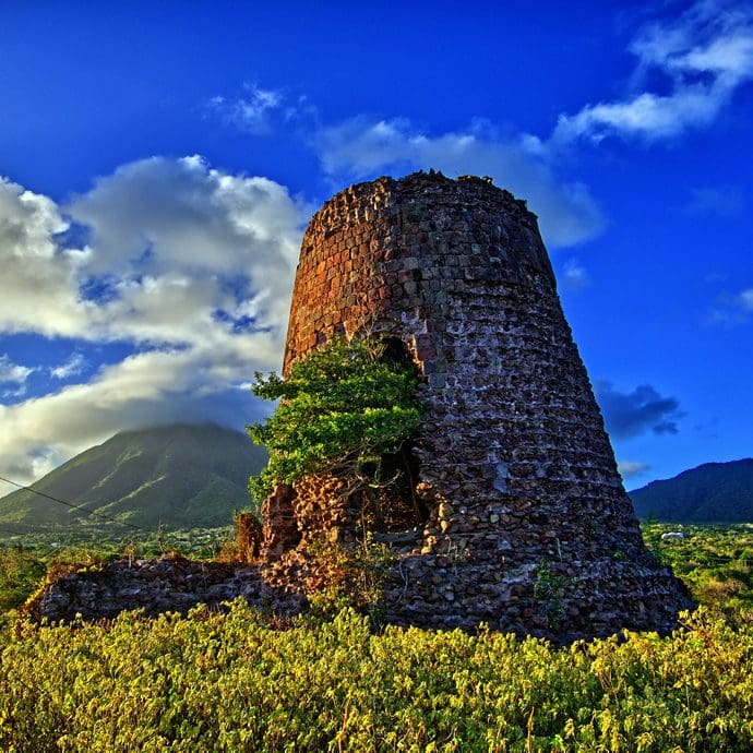 Old sugar mill, Nevis