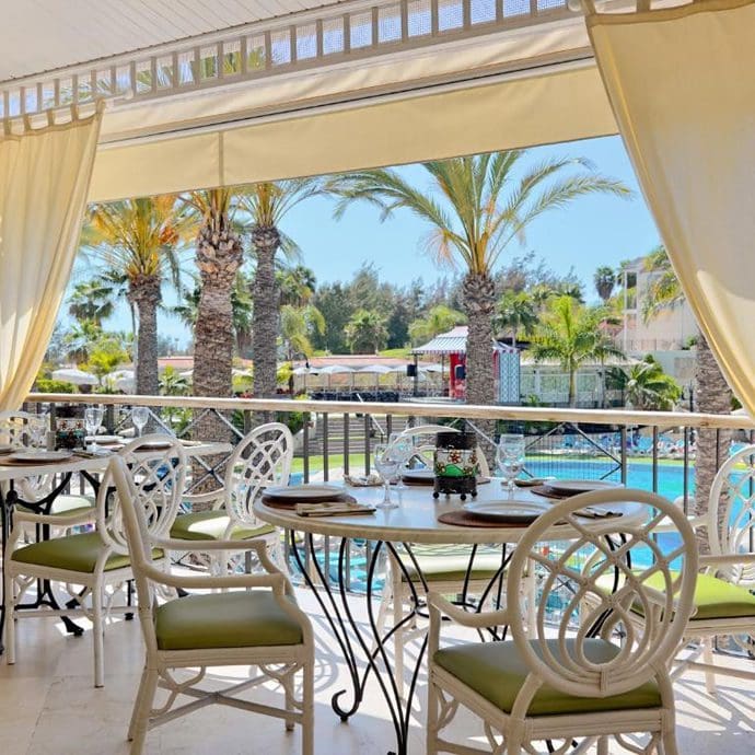 Gran Oasis Tenerife restaurant view