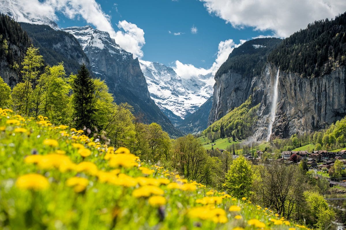 The Lauterbrunnen Valley in spring - Switzerland Tourism/Sylvia Michel