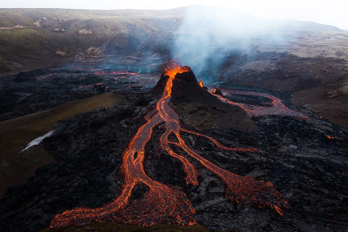 Volcanic eruption, Eldingadalir - Visit Iceland/Garder Ølafs