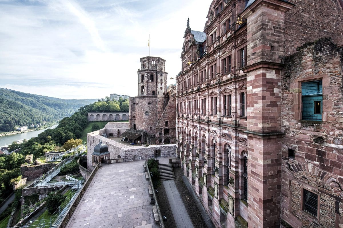 Heidelberg Castle overlooking Neckar Valley in Baden-Wuerttemberg - GNTB/DTZ/Florian Trykowski