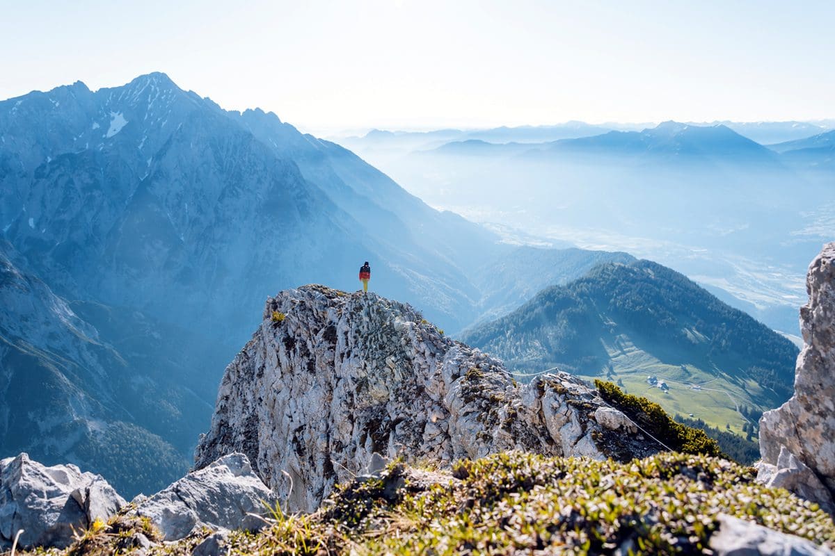 Hundskopf via ferrata panorama - Tourismusverband Region Hall-Wattens