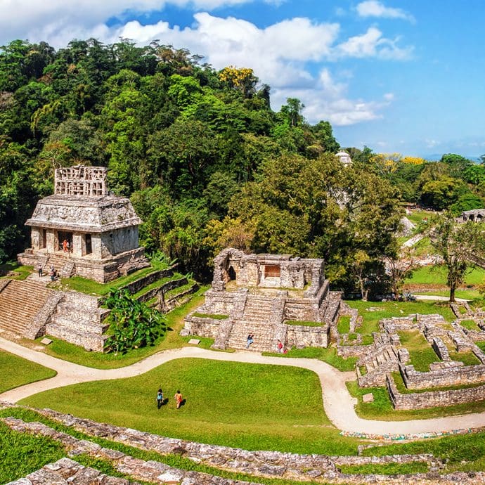 Mayan ruins in Palenque, Chiapas