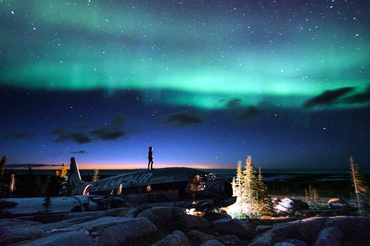 Northern lights during the summer - Travel Manitoba/CoPilot Collective