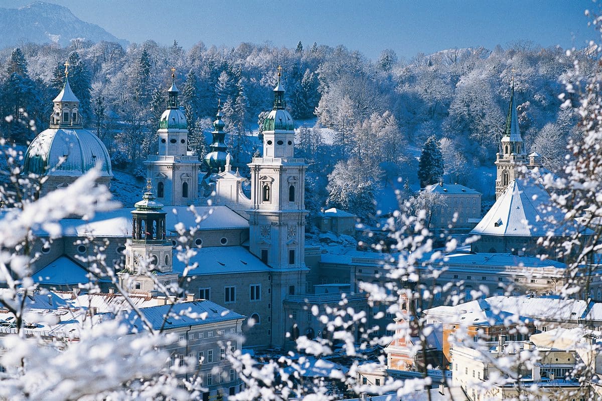 Salzburg city view in the winter - Tourismus Salzburg GmbH