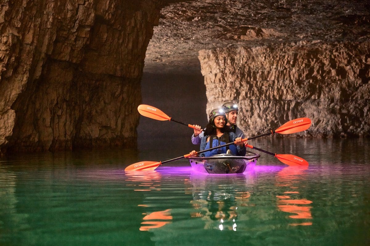 The Gorge underground canoeing - Kentucky Tourism