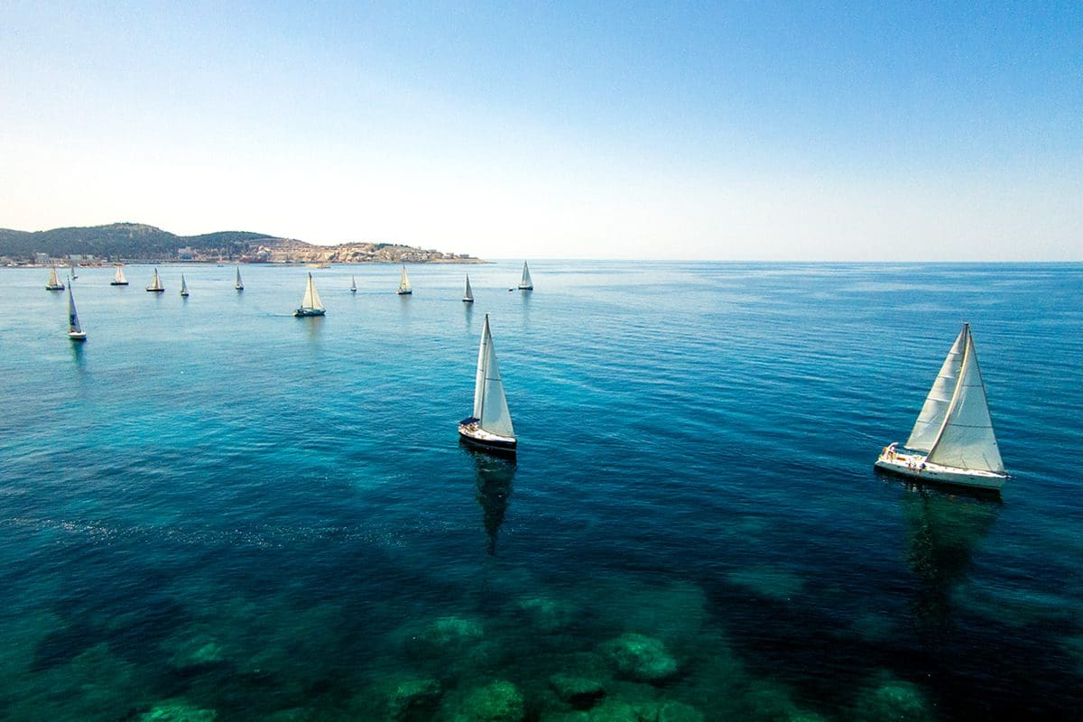 Yachts sailing in Bar - NTO Montenegro