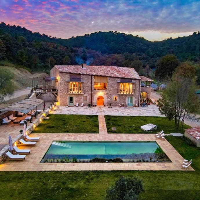 Can Buch Costa Brava at night