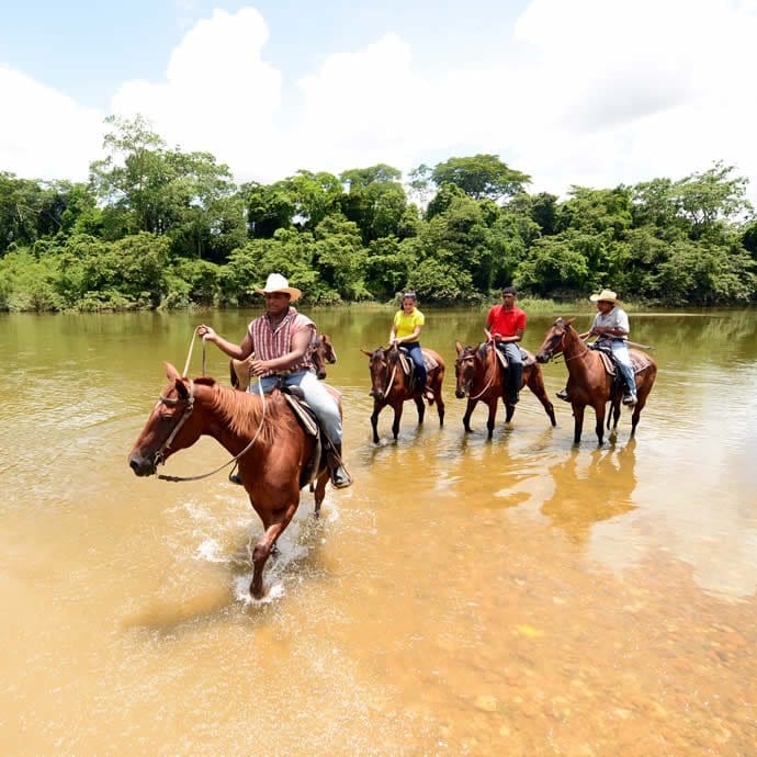 Banana Bank Lodge horseback riding - Travel Beliza