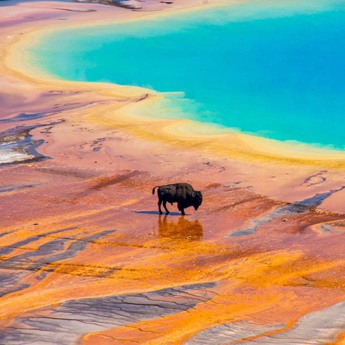 Prismatic Lake, Wyoming - IG: travelprospect