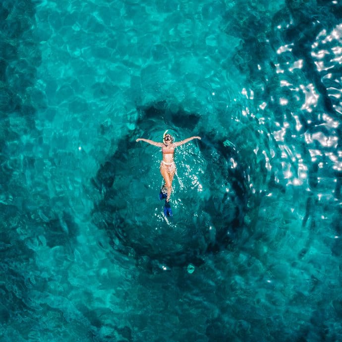 Snorkelling above the underwater sculpture park - Pure Grenada